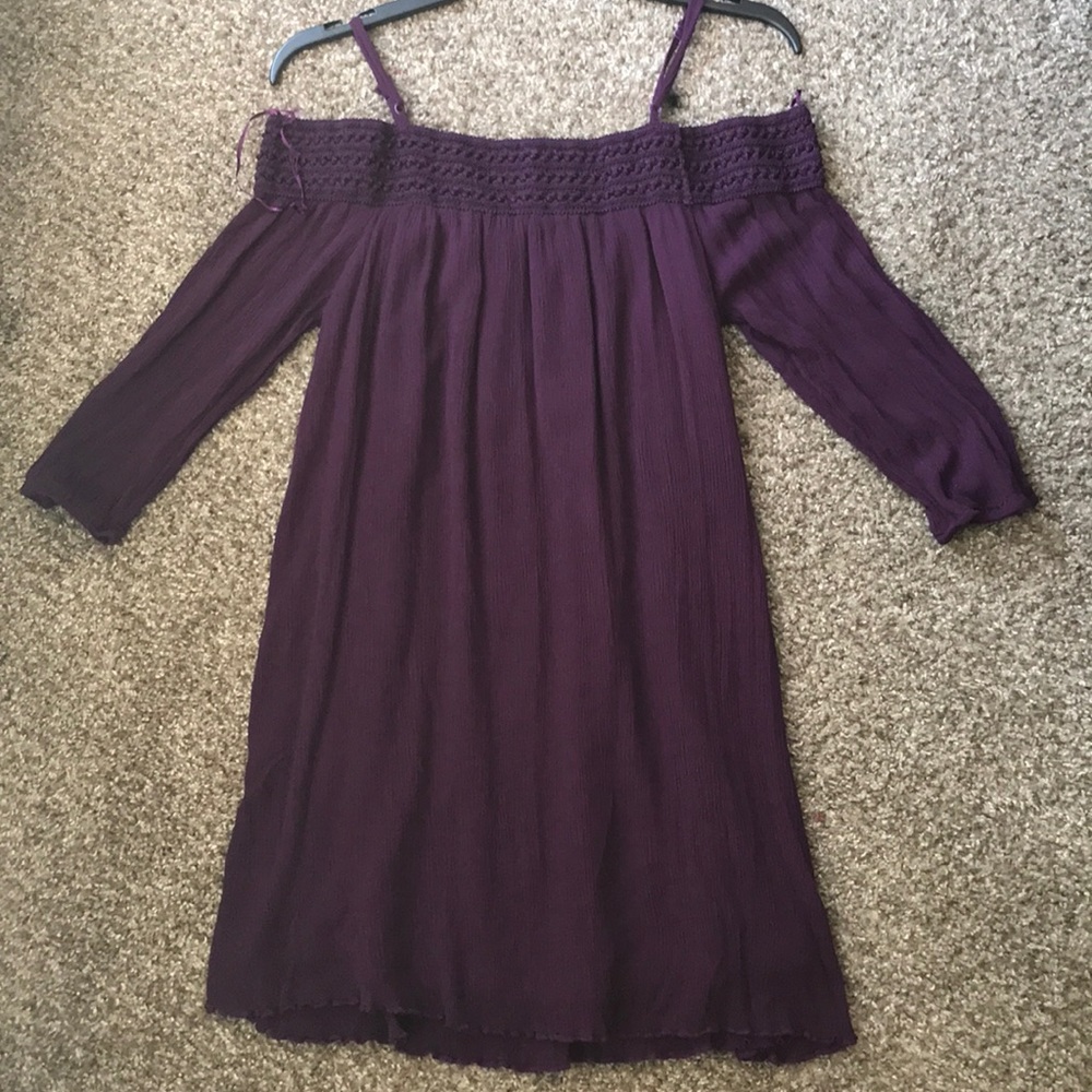 Purple Snow Off the shoulder top